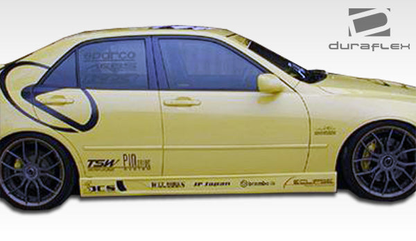 2000-2005 Lexus IS Series IS300 Duraflex V-Speed Side Skirts Rocker Panels - 2 Piece