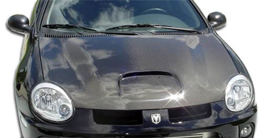 2000-2005 Dodge Neon Carbon Creations SRT Look Hood - 1 Piece