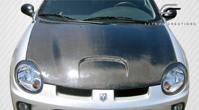 2000-2005 Dodge Neon Carbon Creations SRT Look Hood - 1 Piece