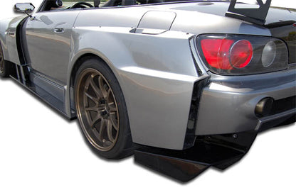 2000-2009 Honda S2000 Duraflex AM-S Wide Body Rear Fender Flares - 2 Piece