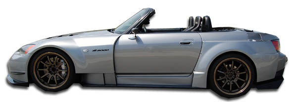 2000-2009 Honda S2000 Duraflex AM-S Wide Body Side Skirts Rocker Panels - 6 Piece