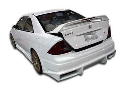 2001-2005 Honda Civic 2DR Duraflex Bomber Rear Bumper Cover - 1 Piece