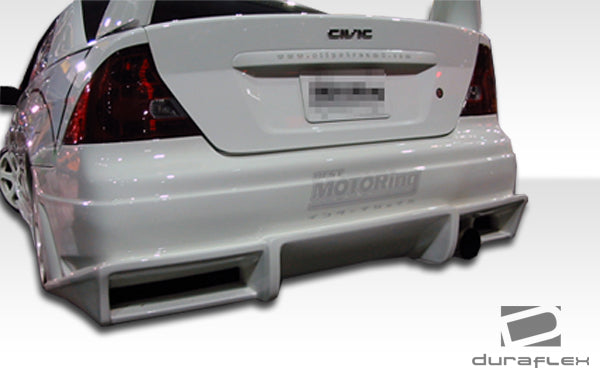 2001-2005 Honda Civic 2DR Duraflex Bomber Rear Bumper Cover - 1 Piece