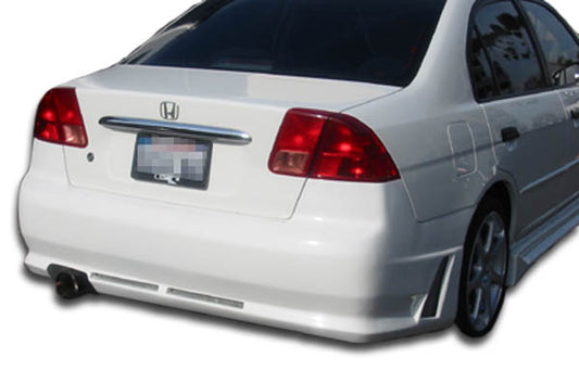 2001-2005 Honda Civic 4DR Duraflex R34 Rear Bumper Cover - 1 Piece