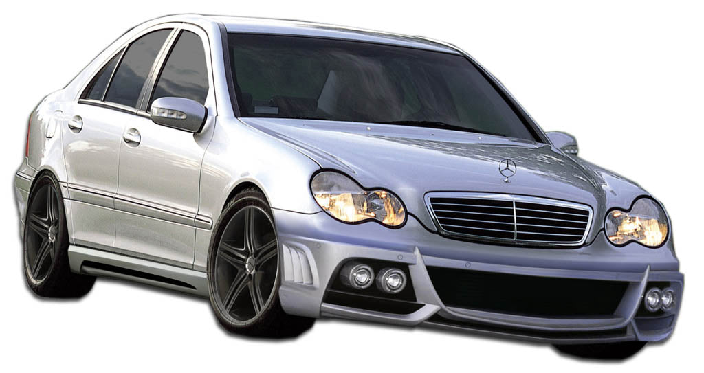 2001-2007 Mercedes C Class W203 Duraflex W-1 Body Kit - 4 Piece