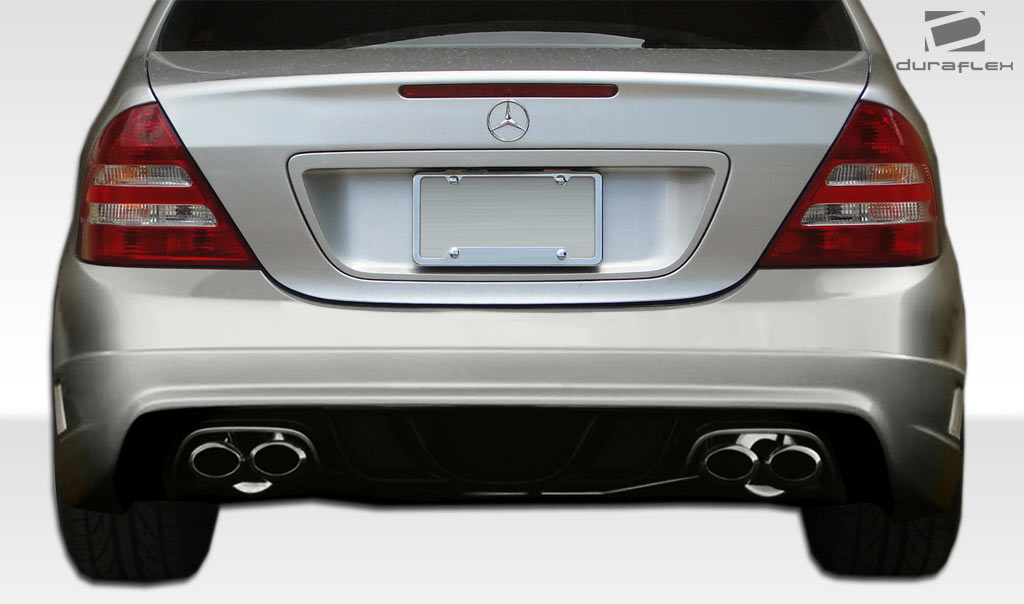 2001-2007 Mercedes C Class W203 4dr Sedan Duraflex W-1 Rear Bumper Cover - 1 Piece