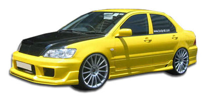 2002-2007 Mitsubishi Lancer Duraflex K-1 Side Skirts Rocker Panels - 2 Piece