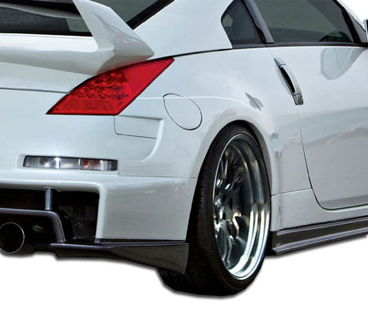 2003-2008 Nissan 350Z Z33 Duraflex AM-S Wide Body Rear Fender Flares - 2 Piece