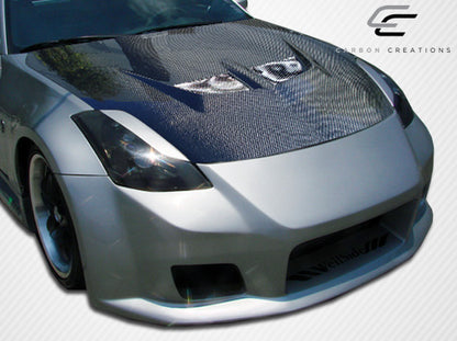 2003-2006 Nissan 350Z Z33 Carbon Creations Evo Hood - 1 Piece