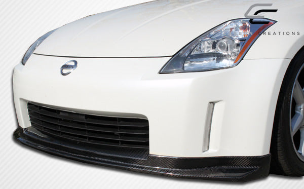 2003-2005 Nissan 350Z Z33 Carbon Creations N-1 Front Lip Under Spoiler Air Dam - 1 Piece