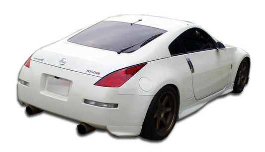 2003-2008 Nissan 350Z Z33 Duraflex N-1 Rear Add Ons Spat Bumper Extensions - 2 Piece