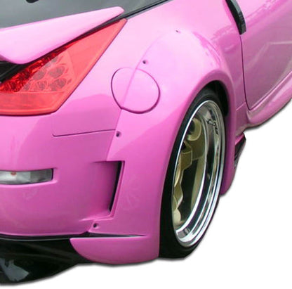 2003-2008 Nissan 350Z Z33 Duraflex Vader 3 Wide Body Rear Fender Flares - 2 Piece