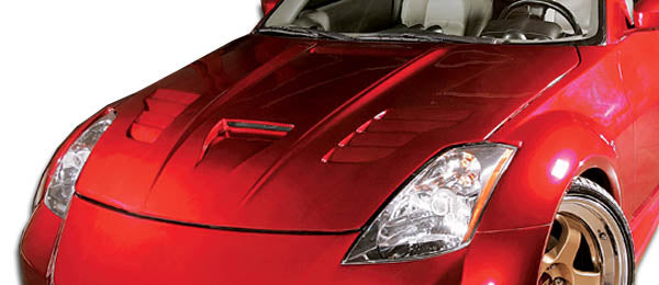 2003-2006 Nissan 350Z Z33 Duraflex Vader Hood - 1 Piece