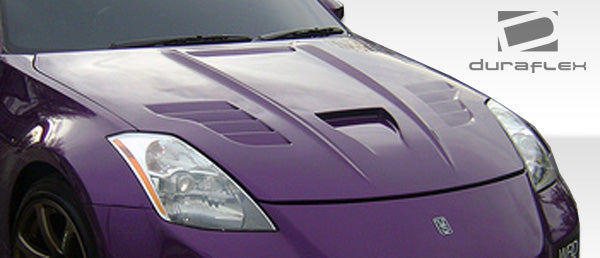 2003-2006 Nissan 350Z Z33 Duraflex Vader Hood - 1 Piece