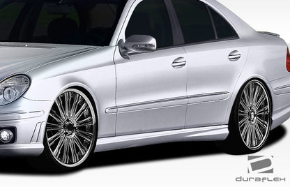 2003-2009 Mercedes E Class W211 Duraflex E63 Look Side Skirts Rocker Panels - 2 Piece