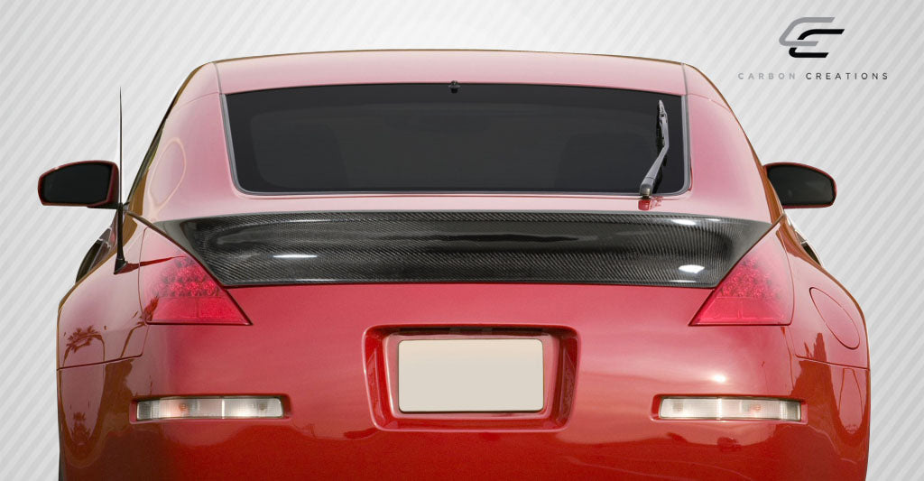 2003-2008 Nissan 350Z Z33 2DR Coupe Carbon Creations I-Spec Wing Trunk Lid Spoiler - 1 Piece