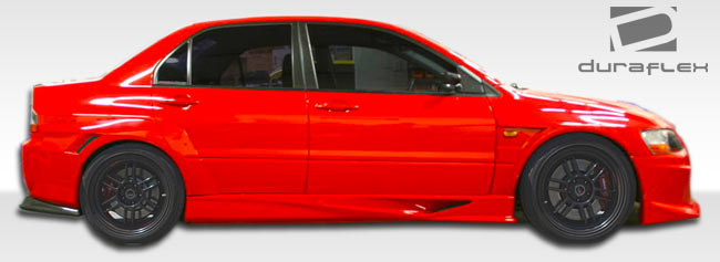 2003-2006 Mitsubishi Lancer Evolution 8 9 Duraflex VT-X Wide Body Front Fenders - 2 Piece