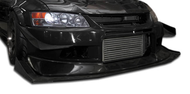 2003-2006 Mitsubishi Lancer Evolution 8 9 Duraflex VT-X Wide Body Front Under Spoiler Air Dam Lip Splitter - 1 Piece