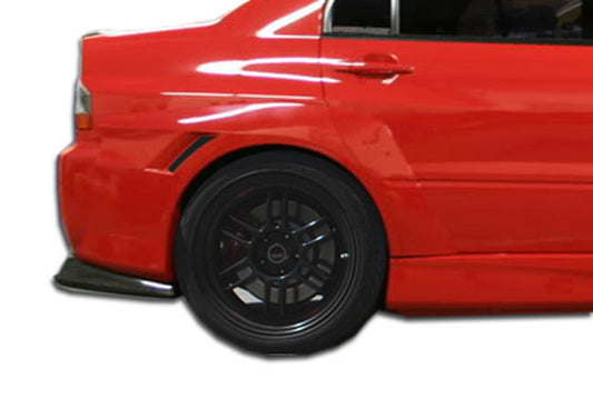 2003-2006 Mitsubishi Lancer Evolution 8 9 Duraflex VT-X Wide Body Rear Fender Flares - 4 Piece