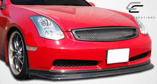 2003-2007 Infiniti G Coupe G35 Carbon Creations D-Spec Front Lip Under Spoiler Air Dam (non sport) - 1 Piece