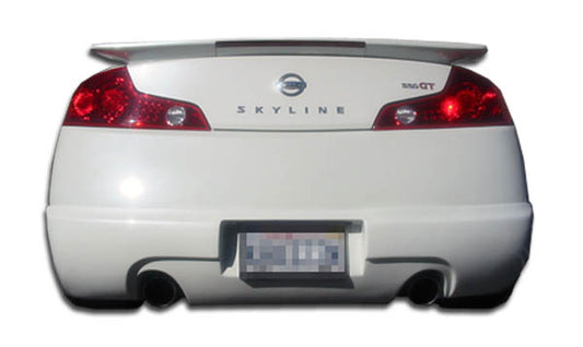 2003-2007 Infiniti G Coupe G35 Duraflex I-Spec Rear Lip Under Spoiler Air Dam - 1 Piece