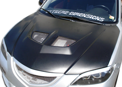 2004-2009 Mazda 3 4DR Duraflex Evo Hood - 1 Piece