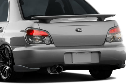 2004-2007 Subaru Impreza WRX STI 4DR Duraflex C-Speed 2 Rear Add Ons Spat Bumper Extensions - 2 Piece