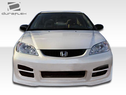 2004-2005 Honda Civic Duraflex R34 Front Bumper Cover - 1 Piece