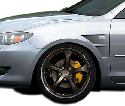 2004-2009 Mazda 3 4DR Duraflex GT Concept Fenders - 2 Piece