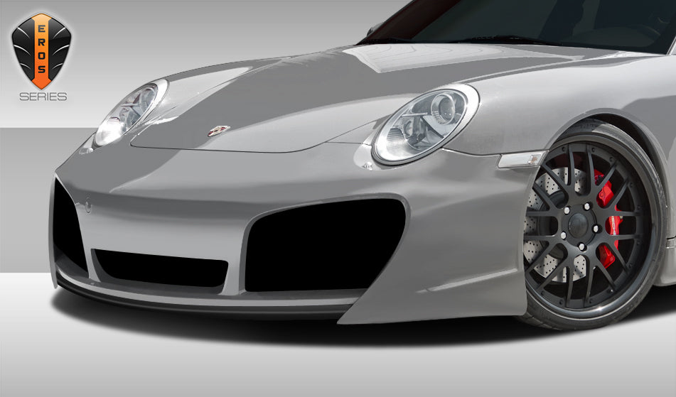 2005-2011 Porsche 911 Carrera 997 Eros Version 1 Front Lip Under Spoiler Air Dam - 1 Piece