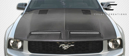 2005-2009 Ford Mustang Carbon Creations GT500 Hood - 1 Piece