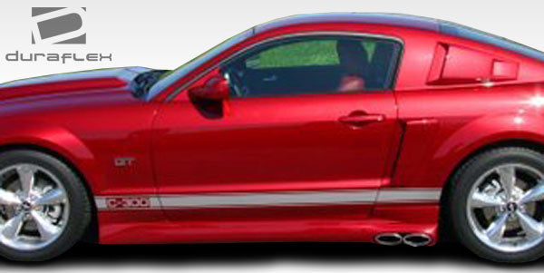 2005-2014 Ford Mustang Duraflex CVX Side Skirts Rocker Panels - 2 Piece