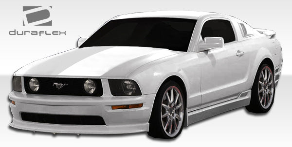 2005-2014 Ford Mustang Duraflex Racer 2 Side Skirts Rocker Panels - 2 Piece