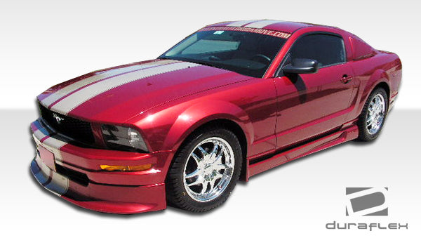 2005-2009 Ford Mustang V6 Duraflex Racer Front Lip Under Spoiler Air Dam - 1 Piece