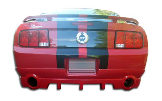 2005-2009 Ford Mustang Duraflex Racer Rear Lip Under Spoiler Air Dam - 1 Piece