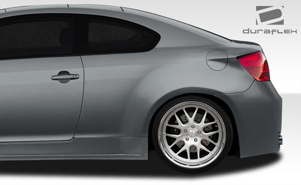 2005-2010 Scion tC Duraflex Atlas Wide Body Rear Fenders (with gas cap) - 3 Piece (S)