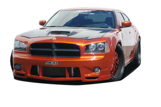 2006-2010 Dodge Charger Couture Polyurethane Luxe Wide Body Front Bumper Cover - 1 Piece