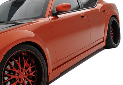 2006-2010 Dodge Charger Couture Polyurethane Luxe Wide Body Side Skirts Rocker Panels - 2 Piece