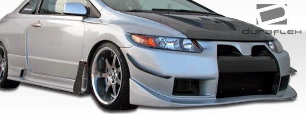 2006-2011 Honda Civic 2DR Duraflex GT500 Wide Body Front Bumper Cover - 1 Piece