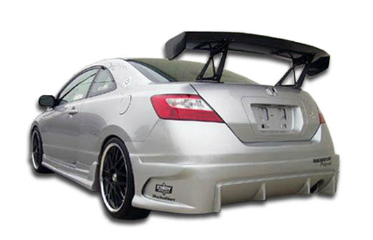 2006-2011 Honda Civic 2DR Duraflex Raven Rear Bumper Cover - 1 Piece