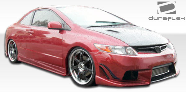 2006-2011 Honda Civic 2DR Duraflex Sigma Side Skirts Rocker Panels - 2 Piece