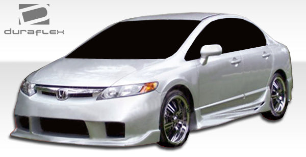 2006-2011 Honda Civic 4DR Duraflex I-Spec Side Skirts Rocker Panels - 2 Piece