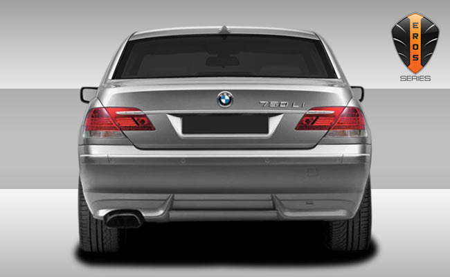 2006-2008 BMW 7 Series E65 E66 Polyurethane Eros Version 1 Rear Lip Under Spoiler Air Dam - 1 Piece (S)