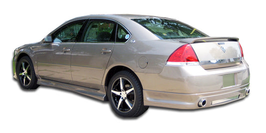 2006-2013 Chevrolet Impala Duraflex Racer Rear Lip Under Spoiler Air Dam - 1 Piece