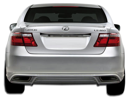 2007-2009 Lexus LS Series LS460 Duraflex W-1 Rear Lip Under Spoiler Air Dam - 1 Piece