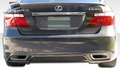 2007-2009 Lexus LS Series LS460 Duraflex W-1 Rear Lip Under Spoiler Air Dam - 1 Piece