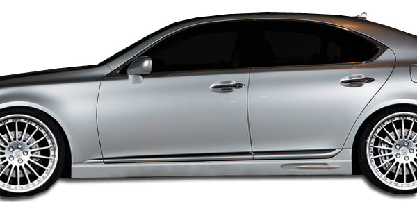 2007-2012 Lexus LS Series LS460 Duraflex W-1 Side Skirts Rocker Panels (short wheelbase) - 2 Piece