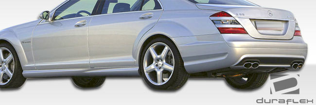 2007-2013 Mercedes S Class W221 Duraflex S65 Look Side Skirts Rocker Panels - 2 Piece