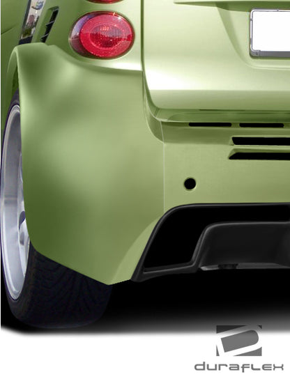 2008-2016 Smart ForTwo Duraflex GT300 Wide Body Rear Fenders - 2 Piece