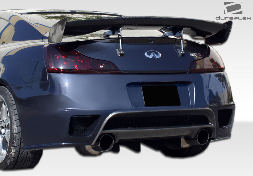 2008-2015 Infiniti G Coupe G37 Q60 Duraflex GT-R Rear Bumper Cover - 1 Piece